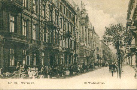 Ulica Włodzimierska w Warszawie 1908 photo
