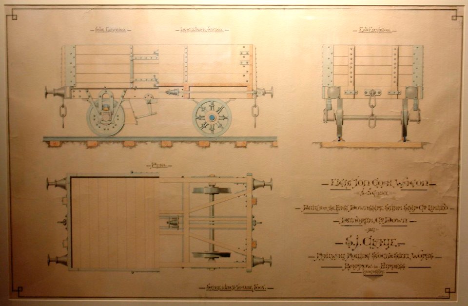 Ulster Transport Museum, Cultra, historic drawings 06