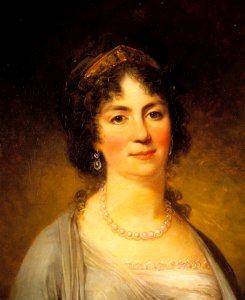 Ulrika Katarina Koskull , 1759- 1805, g.m. greve Magnus Fredrik Brahe. Oljemålning på duk - Skoklosters slott - 56251