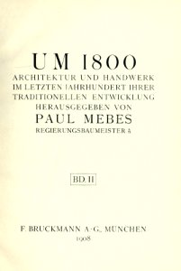 Um 1800 - Architektur - Bd2 - Mebes 0007