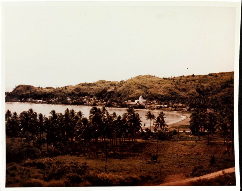 Umatac Bay and Village, Guam, 21 June 1945