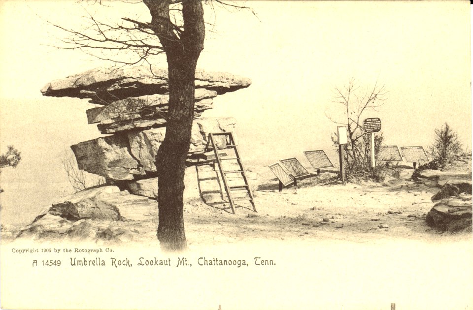 Umbrella Rock, Lookout Mt., Chattanooga, Tenn. LCCN2008681097