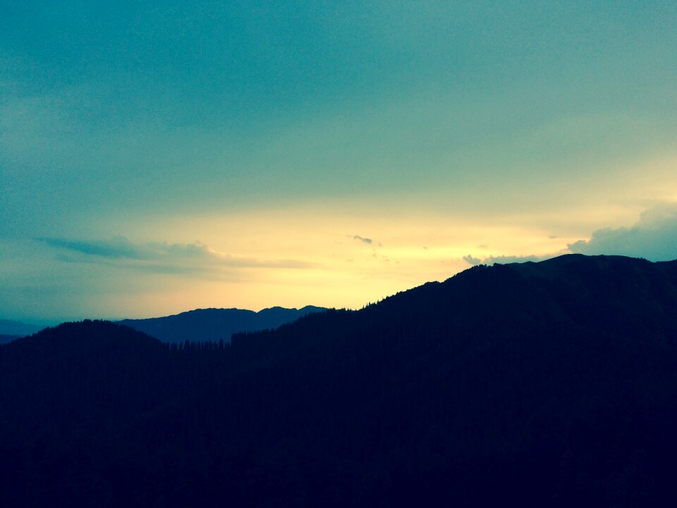 Blue mountains nature