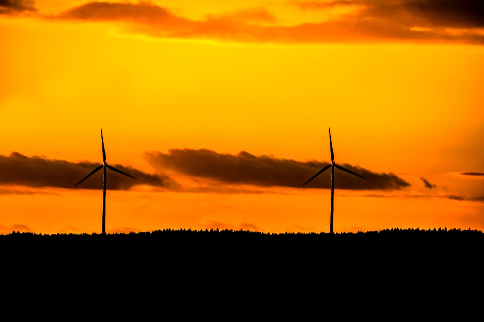 Sunset setting sun abendstimmung