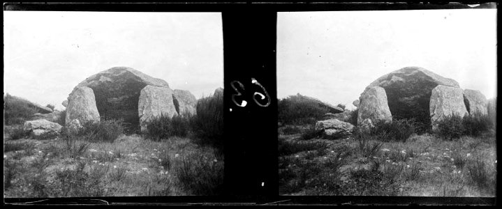 Un dolmen de Carnac