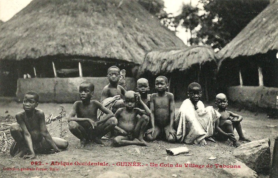Un coin du village de Tabouna (Guinée)
