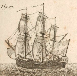 Un craïer, type de navire suédois (1791)