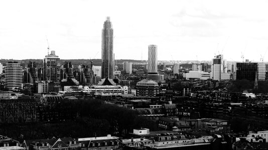 Modern architecture top view march