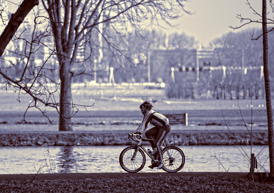 Person people bicycle photo