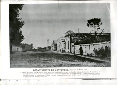 Una calle de Santa Lucía - Montevideo