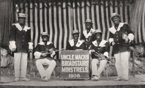 Uncle Mack's Broadstairs Minstrels Broadstairs Kent England 1908 photo