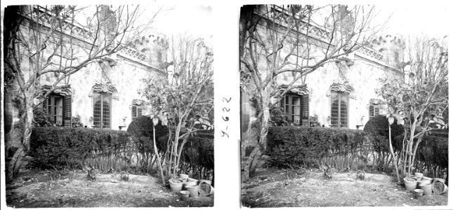 Una vista de la façana principal de la casa Brossa Malet de Sant Gervasi