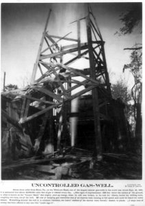 Uncontrolled gas well LCCN2003688336