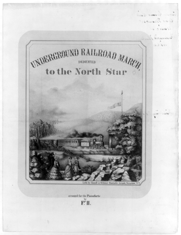 Underground Railroad March, dedicated to the North Star LCCN2001701597