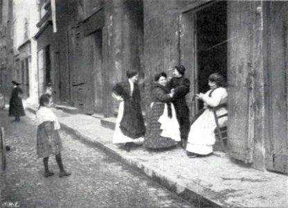 Une rue dans le quartier de la prostitution à Marseille