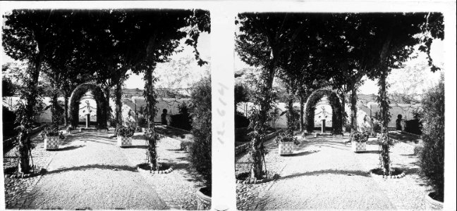 Una vista dels jardins de la Torre dels Pardals
