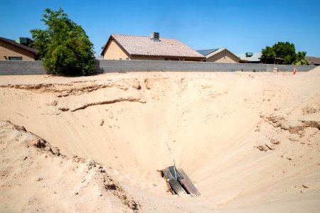 Unfinished cross-border tunnel discovered in San Luis, Arizona - 50252355872