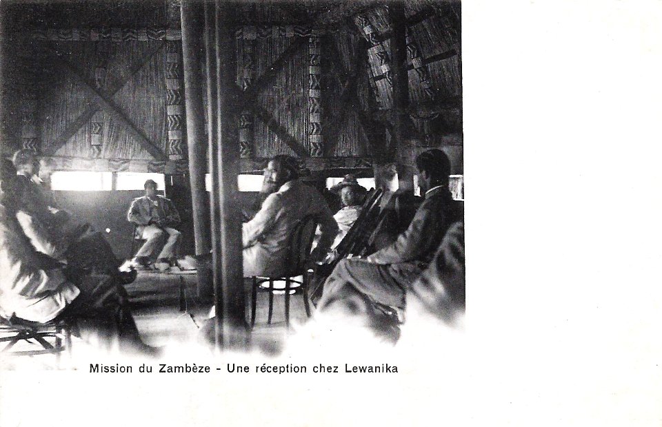 Une réception chez Lewanika-Mission du Zambèze