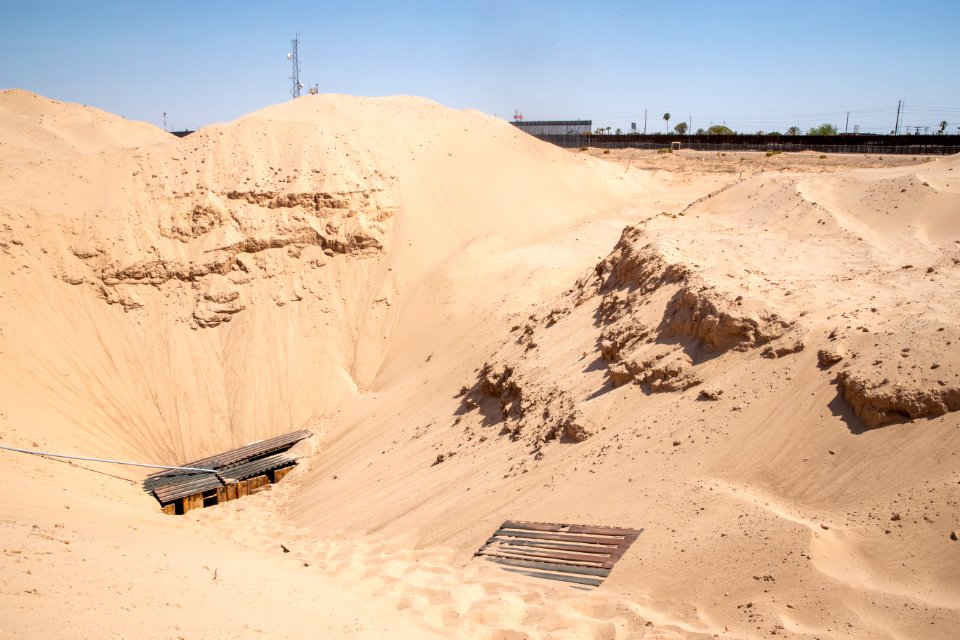 Unfinished cross-border tunnel discovered in San Luis, Arizona - 50252169301