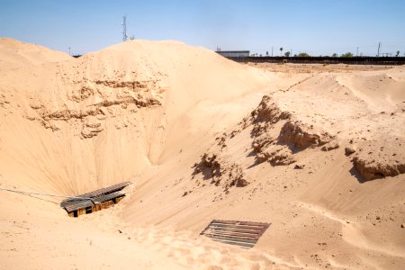 Unfinished cross-border tunnel discovered in San Luis, Arizona - 50252169301