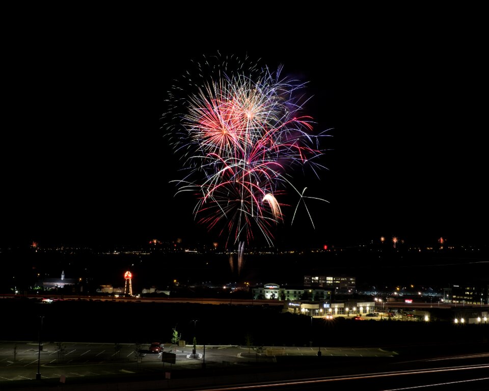 Fireworks celebration party photo