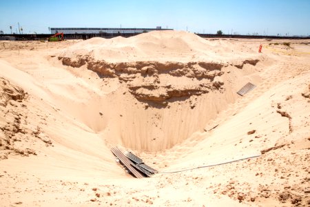 Unfinished cross-border tunnel discovered in San Luis, Arizona - 50251512673