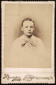 Unidentified boy, possibly related to Nicholas G. Wilson) - Mumper LCCN2015645497 photo