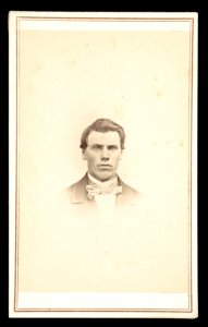 Unidentified man wearing checkered necktie) - J. G. Stacy, Dover, Me LCCN2016653257