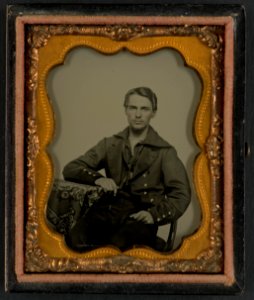 Unidentified sailor in Union uniform) - From Chase's Ambrotype & Photograph Gallery, 69 Westminster Street, Providence, R.I LCCN2015645475