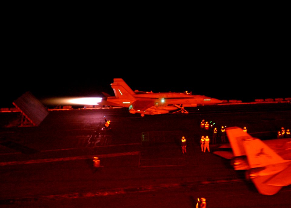 US Navy 030322-N-2410G-505 An F-A-18 Hornet assigned to the