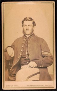 Unidentified soldier in Union uniform) - Fisher Bros., photographers, 193 Washington Street, Boston LCCN2016646167