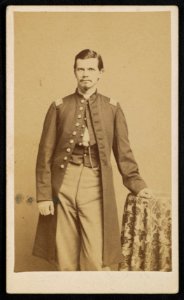 Unidentified soldier in Union uniform) - Julius Brill, 204 Chatham Square, New York LCCN2016652267