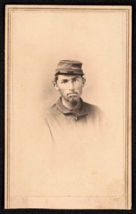Unidentified soldier in Union uniform) - Hall & Judkins, near headquarters, 24th Army Corps LCCN2016646205
