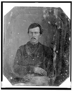 Unidentified Union officer, half-length portrait, facing front LCCN2003679636