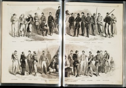 Uniforms of United Sta(tes Volu)nteers and state militia LCCN2010650558