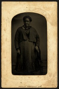Unidentified woman, Salem, Massachusetts) - G. K. Proctor's New Photographic Gallery, No. 208 Essex Street, (Opp. Market House), Salem, Mass LCCN2010645201