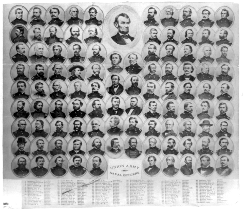 Union army and naval officers LCCN89715902