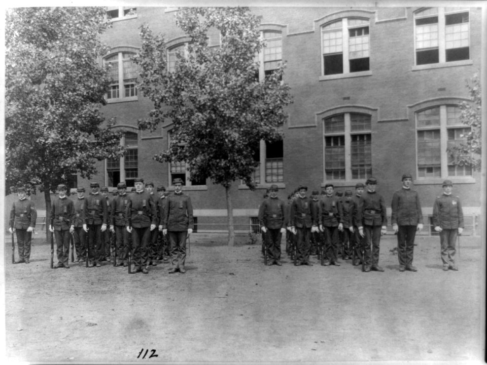 Uniformed cadets, Central High School LCCN2001702342