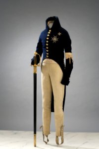 Uniform, Gustav IV Adolf och värja - Livrustkammaren - 15796