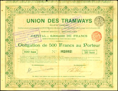 Union des Tramways 1895