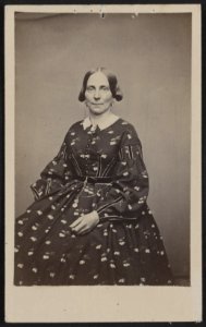 Unidentified woman, possibly a nurse, during the Civil War) - Bell & Brother, photographers, 480 Pennsylvania Av., Washington, D.C LCCN2012646201