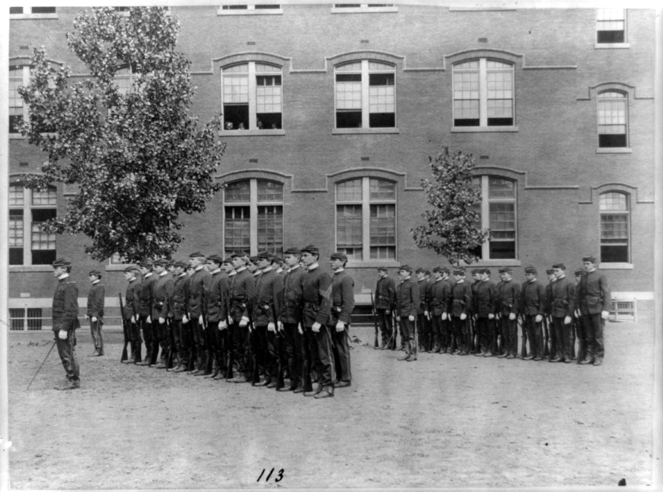 Uniformed cadets, Central High School LCCN2001702340