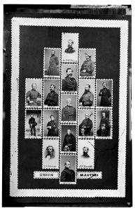 Union Martyrs- Berry, Jas. R. McPherson, Alex. Hayes, Ransom, Buford, J. Sedgwick, D. Russell, Geo. Stone, N. Lyon, O.M. Mitchell, E.V. Sumner, Wadsworth, Richardson, Stevens, Kearney, J.J. LOC cwpb.07625