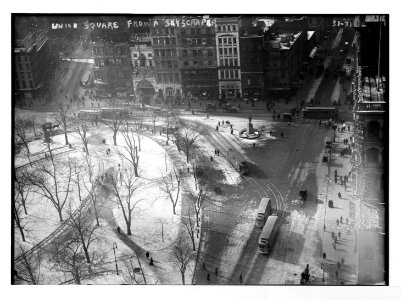 Union Square from a skyscraper, New York LCCN2014680164 photo