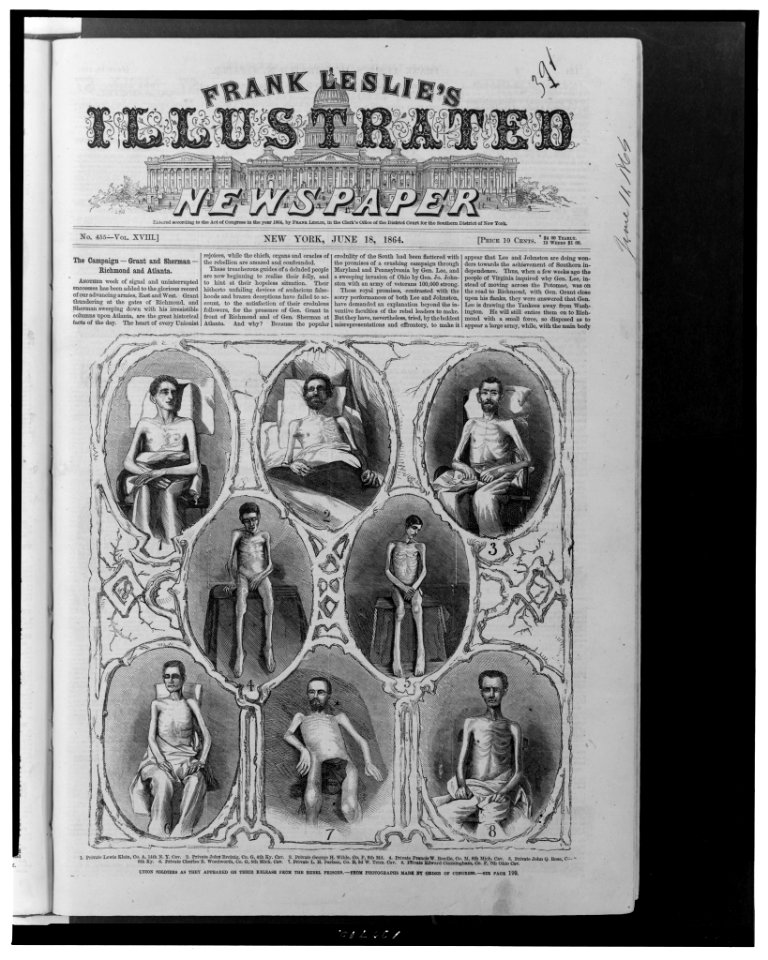 Union soldiers as they appeared on their release from the rebel prisons - from photographs made by order of Congress. LCCN2002699234