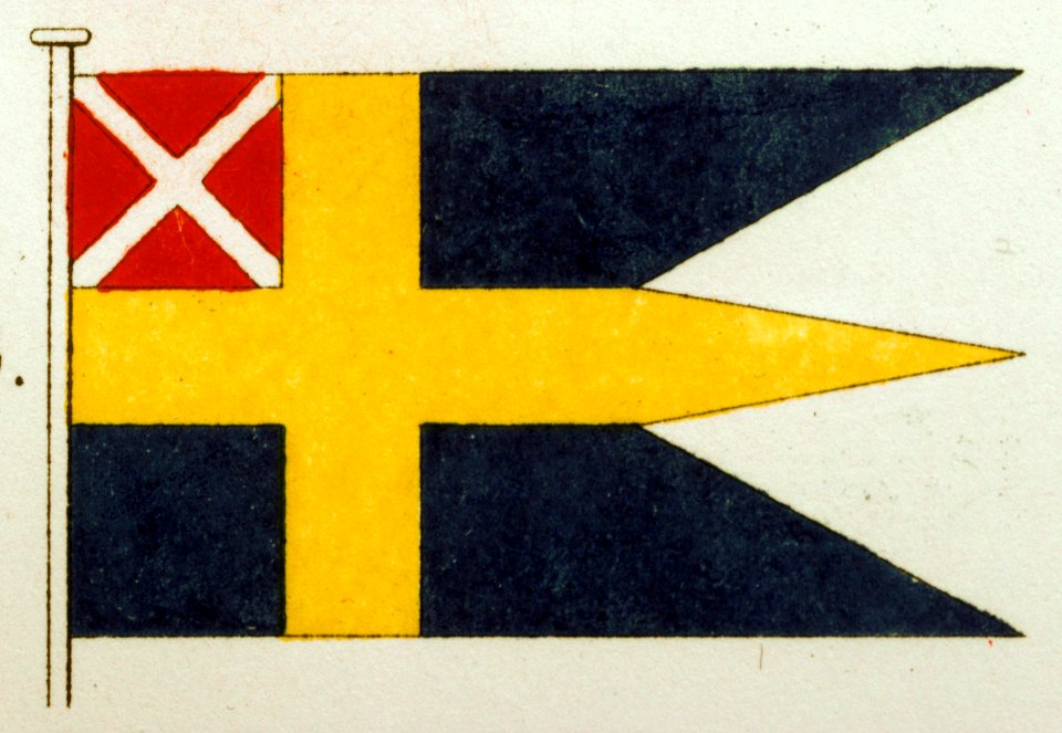 Unionsflagga, 1815, Utställning Brödrafolkens väl, år 2005 - Livrustkammaren - 5370