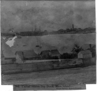 United States Dry Dock, Mare Island-from Vallejo, Solano County LCCN2002724165 photo