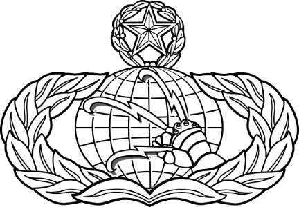 United States Air Force Master Communications and Information Badge