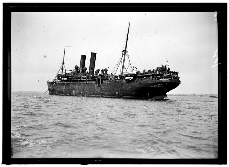 UNITED STATES NAVY. EITEL FRIEDRICH, GERMAN SHIP TAKEN OVER BY U.S.; THE SHIP LCCN2016866239