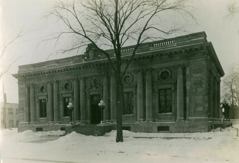 United States Post Office, Evanston, Illinois, early 20th century (NBY 817)